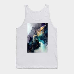 Mystical Skies - Abstract Alcohol Ink Art Tank Top